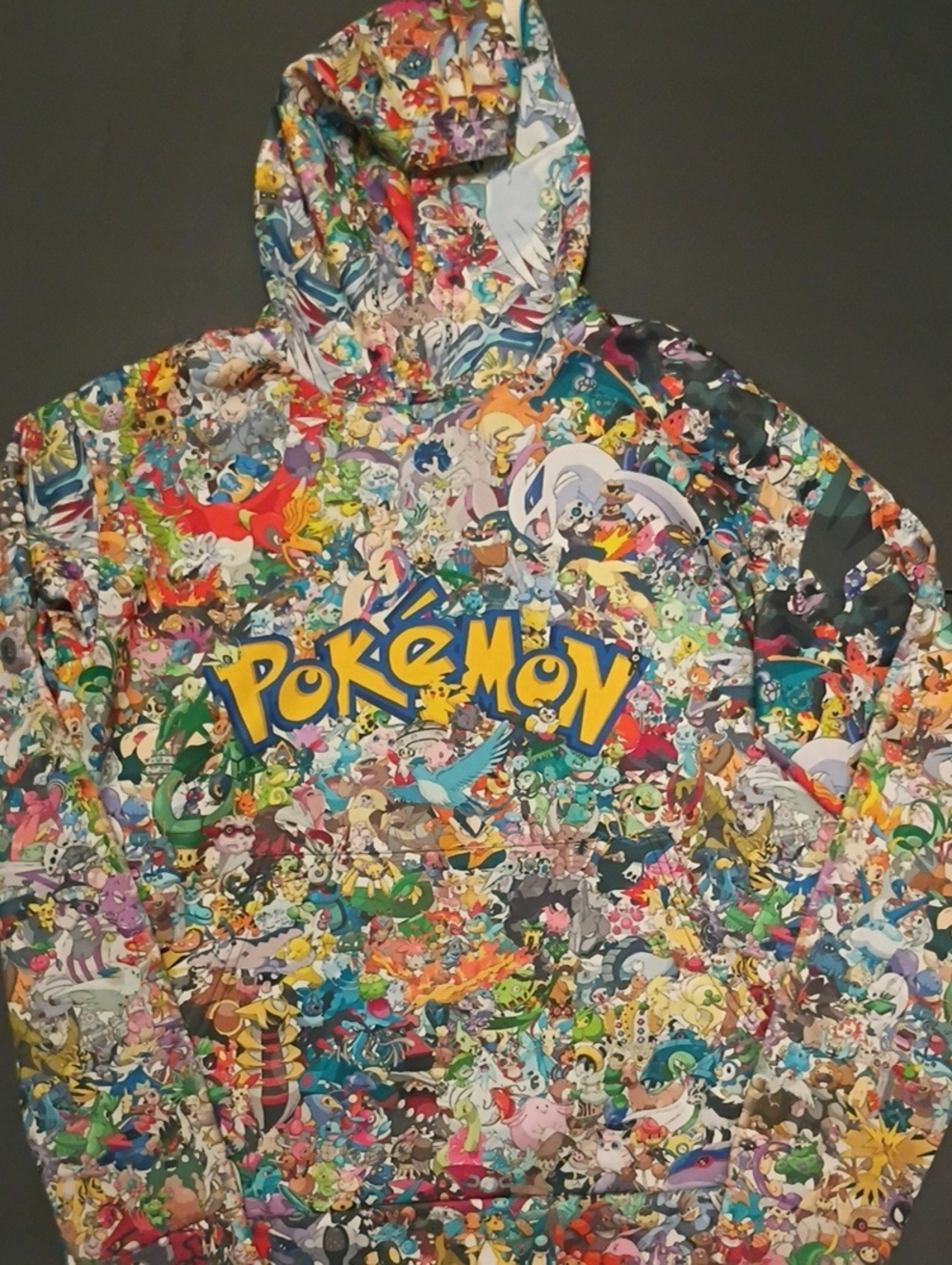 Pokemon All-Over Print Hooded Sweatshirt